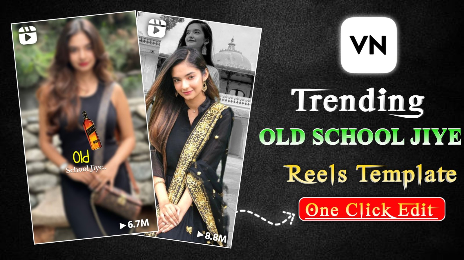 Old School Jiye (Azul) Song VN Template Reels Edit - 2025
