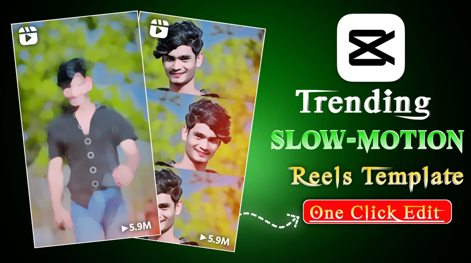 Trending New Effect Walking Reels Slowmo CapCut Template 2025 VM Editor