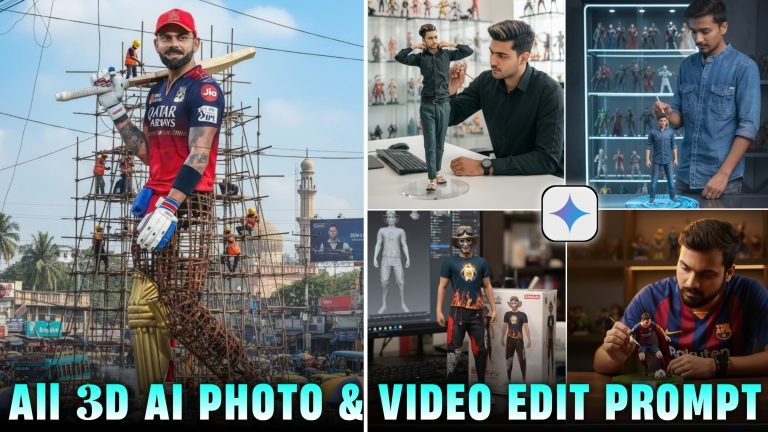 Gemini Ai 3D Model Photo Editing All Viral Prompt | Ai 3d Model Photo ...