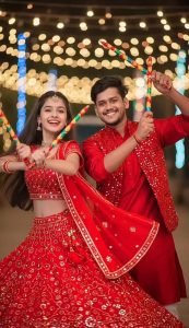 Navratri Durga Puja Couple Ai Photo Editing Prompt | Ai Photo Prompt - 2025