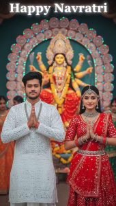 Navratri Durga Puja Couple Ai Photo Editing Prompt | Ai Photo Prompt - 2025