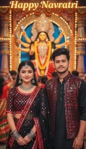 Navratri Durga Puja Couple Ai Photo Editing Prompt | Ai Photo Prompt - 2025
