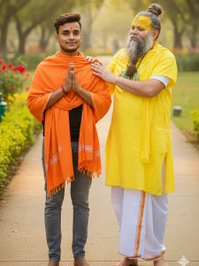 Premanand Maharaj Girls & Boys Gemini Ai Photo Editing Prompt - 2025