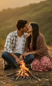 Ai kissing Girlfriend Photo Edit Prompt (100% Face Match Realistic) Photo Edit Prompt